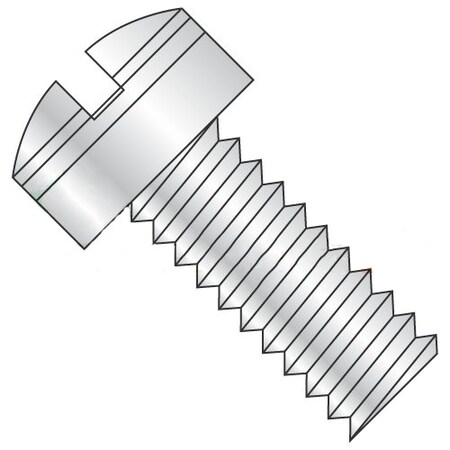 Newport Fasteners #4-40 x 3/8 in Slotted Fillister Machine Screw, Plain Steel, 500 PK 658438
